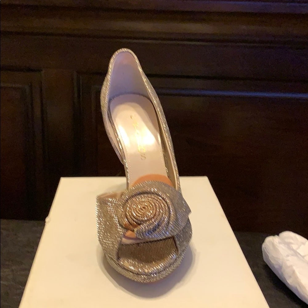 Champagne formal heels